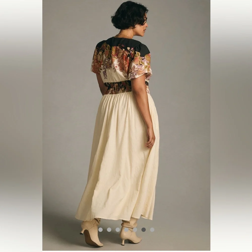 🍀SOLD🍀 Anthropologie NWT The Katerina Button-Front Dress size M. - Picture 16 of 16